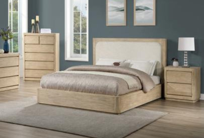 Heartford Malaysian Oak Platform Bed