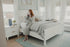 Genevie Reed Queen Solidwood Bed Timeless Clean White Finsh