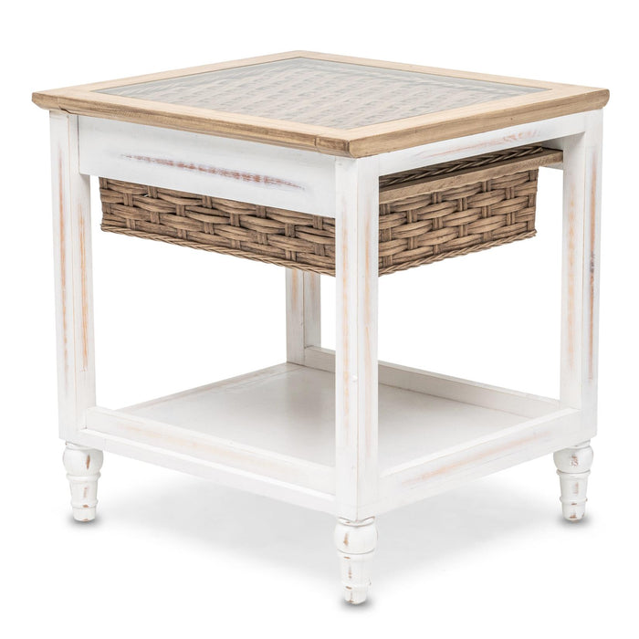 Island Breeze 1-Basket End Table