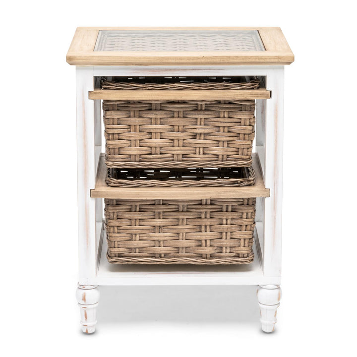 Island Breeze 2-Basket Storage Cabinet