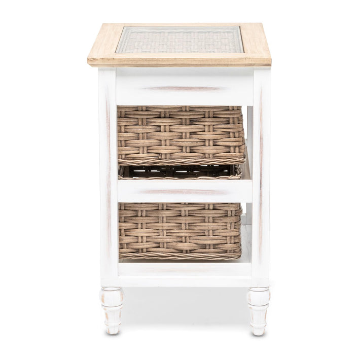 Island Breeze 2-Basket Storage Cabinet