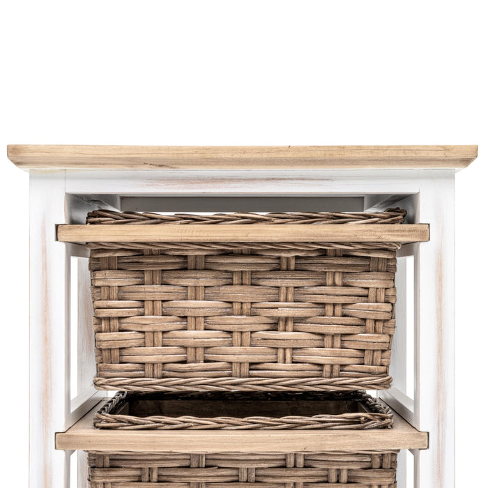 Island Breeze 2-Basket Storage Cabinet