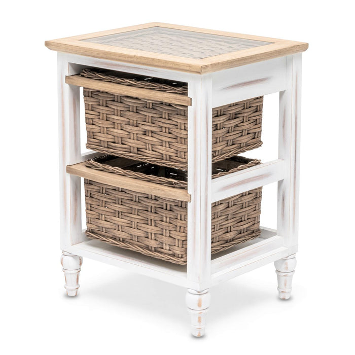 Island Breeze 2-Basket Storage Cabinet