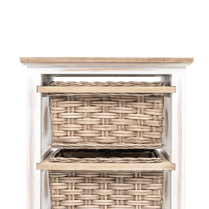 Island Breeze 3-Basket Storage Cabinet