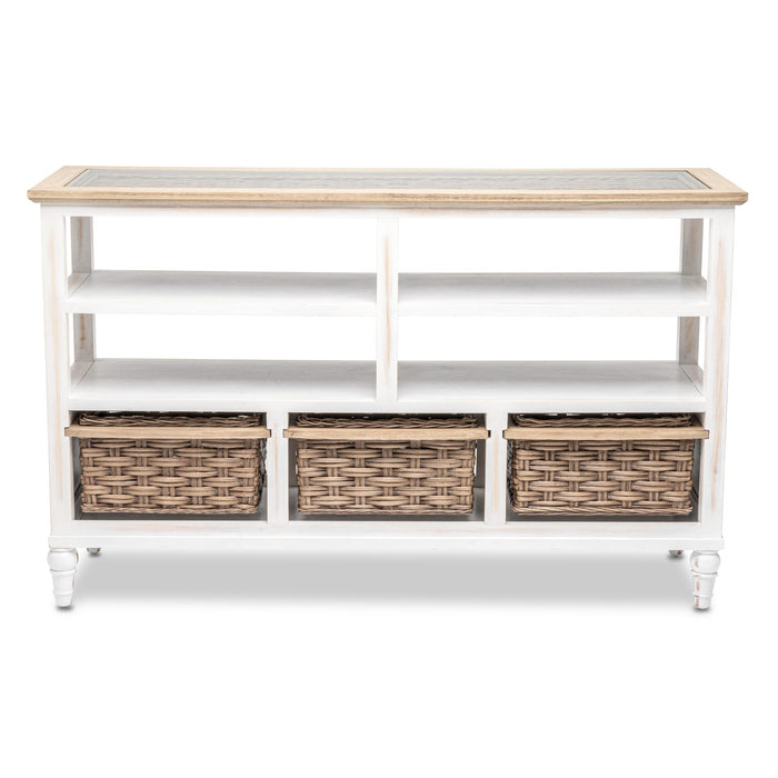 Island Breeze 3-Basket Entertainment Center