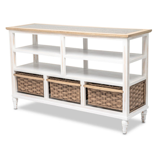 Island Breeze 3-Basket Entertainment Center