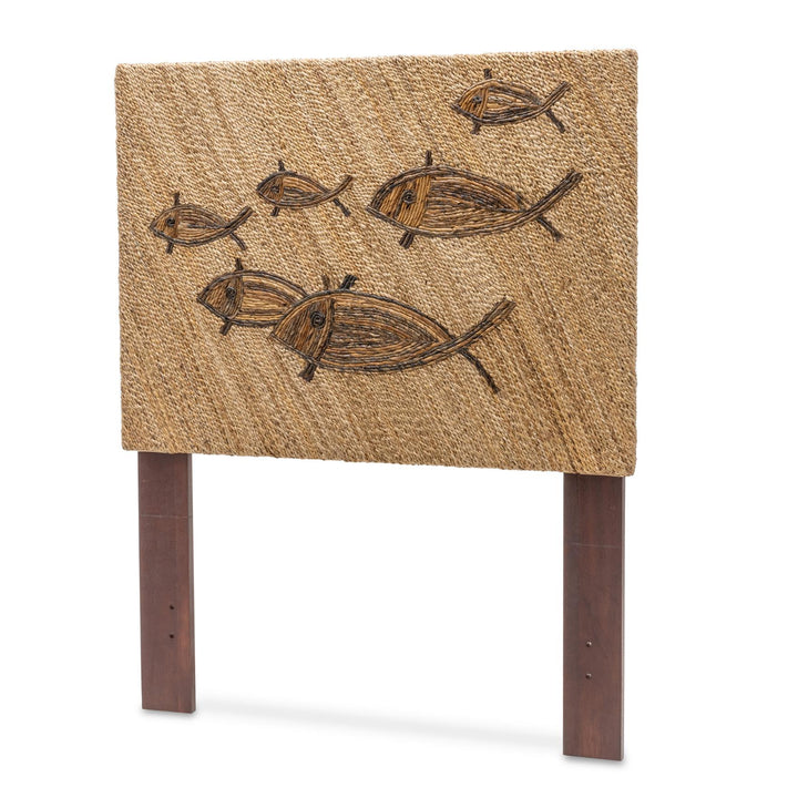 School of Fish Weave Twin Headboard