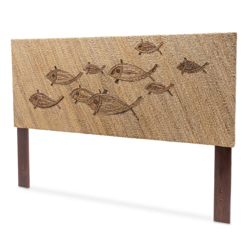 School of Fish Weave King Headboard