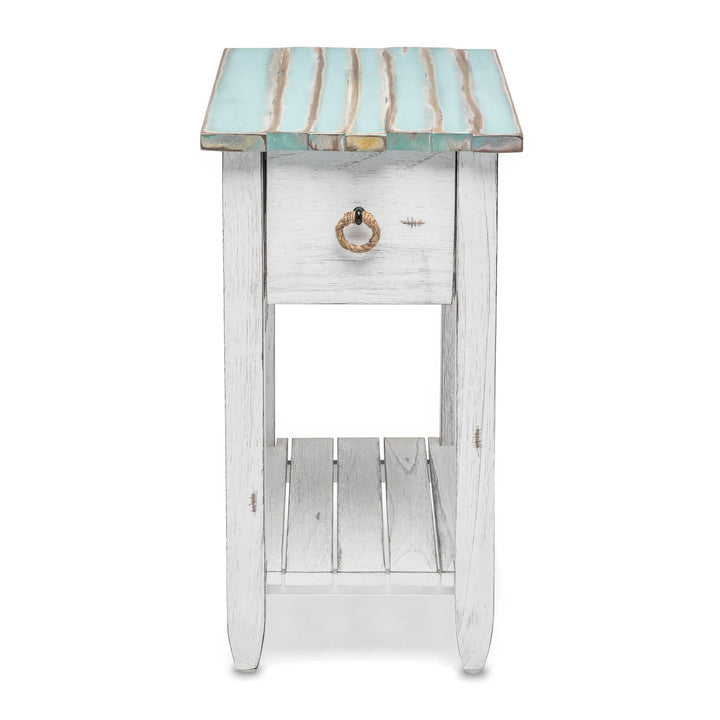 Picket Fence Chairside Table