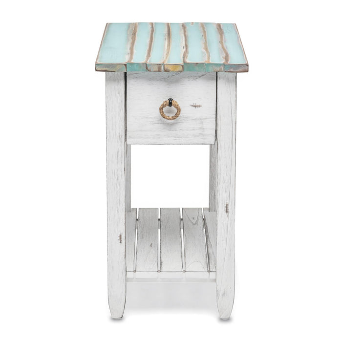 Picket Fence Chairside Table