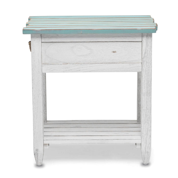 Picket Fence Chairside Table