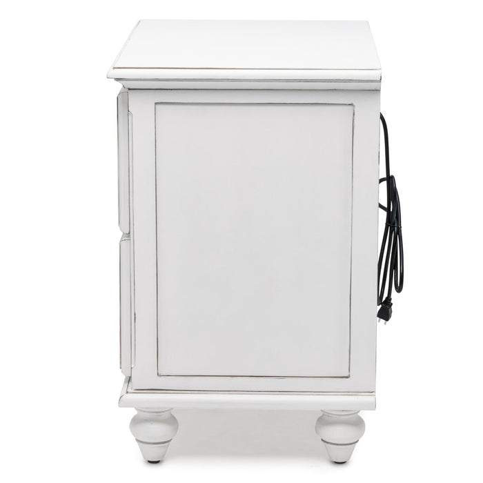 Monaco 2 Drawer Nightstand