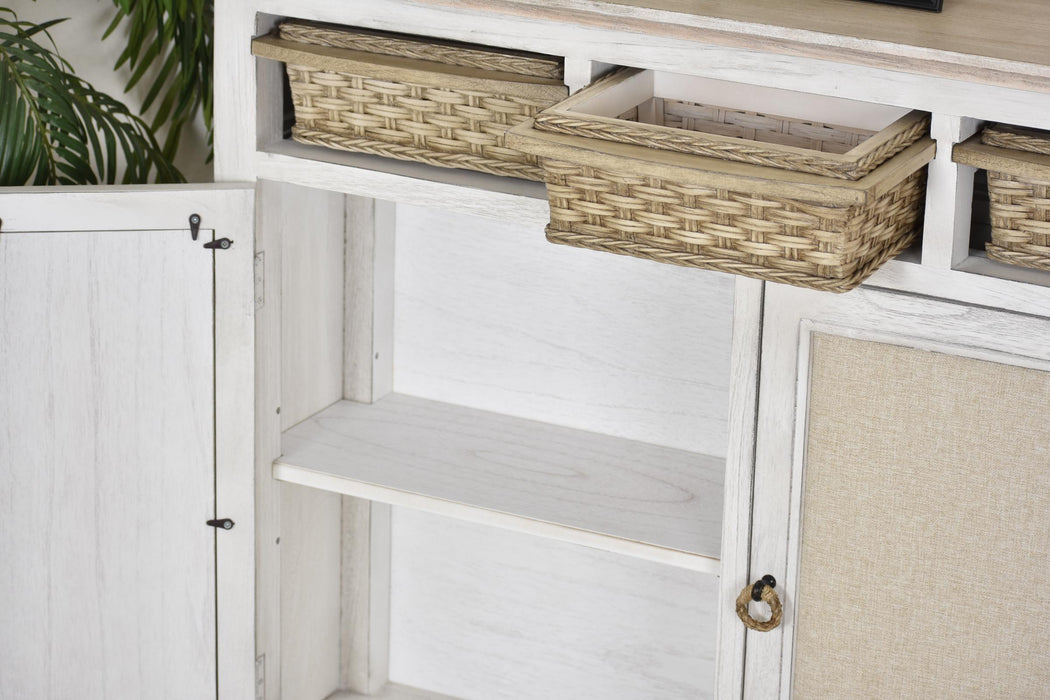 Captiva Island Entry Cabinet with Baskets