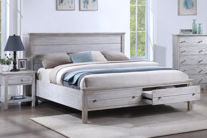 Haven Bayou Queen Storage Solid wood Bed