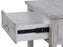 Haven Bayou 1 Drawer with Storage Solidwood Nightstand w/ USB A + C with Elegant Distressed Brown Grey White Finish