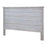 Haven Bayou King Solidwood Headboard with Elegant Distressed Grey White Finish