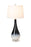 Lux Lighting Stunning Ombre Table Lamps with Linen Shade (Set of 2) 3-Way Switch