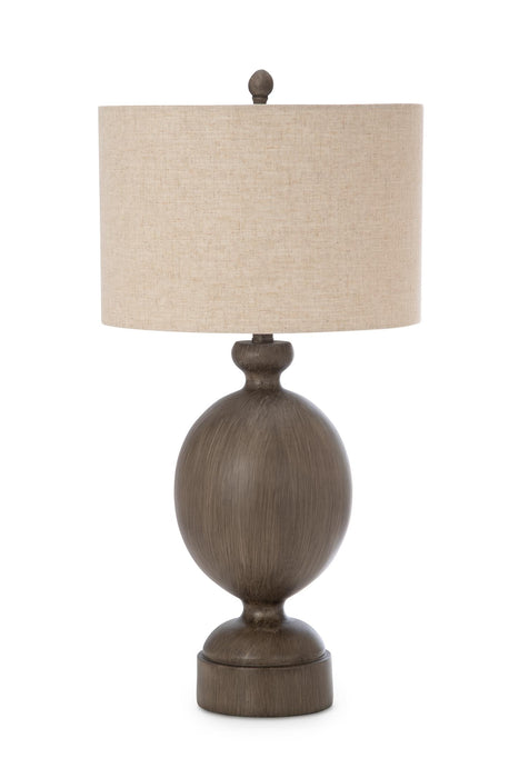 Lux Lighting Coastal Farmhouse Brown Timeless Table Lamps with Linen Shade (Set of 2) 3-Way Switch