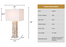 Lux Lighting Mother of Pearls Coastal Table Lamps with Linen Shade (Set of 2) 3-Way Switch