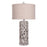 Lux Lighting 30 Elegant Starfish Silver/Gold Table Lamps with Linen Shade (Set of 2) 3-Way Switch