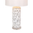 Lux Lighting Aloha Elegant Starfish White Table Lamps (Set of 2) 3-Way Switch