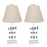 Lux Lighting Fish Blue/White Coastal Table Lamps (Set of 2) 3-Way Switch