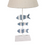 Lux Lighting Fish Blue/White Coastal Table Lamps (Set of 2) 3-Way Switch