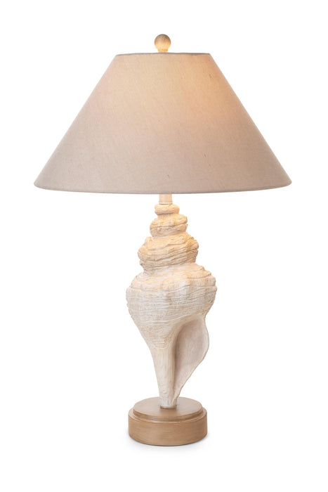 Lux Lighting Baldweyn Conch, 30 Seashell Coastal Table Lamps, (Set of 2) 3-Way Switch