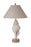 Lux Lighting Baldweyn Conch, 30 Seashell Coastal Table Lamps, (Set of 2) 3-Way Switch