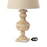 Lux Lighting Cream Distressed Classic Table Lamps, USB Charging Port (Set of 2) 3-Way Switch