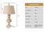 Lux Lighting Cream Distressed Classic Table Lamps, USB Charging Port (Set of 2) 3-Way Switch