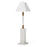 Lux Lighting  63'' Coastal White Shutter Floor Lamp - 3 Way Switch